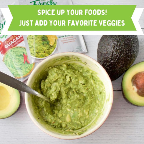 Concord Foods Classic Mild Guacamole Mix Authentic Flavor for Dips, Avocados, and Salsas with Natural Flavor and Easy Preparation - Perfect for Ho...