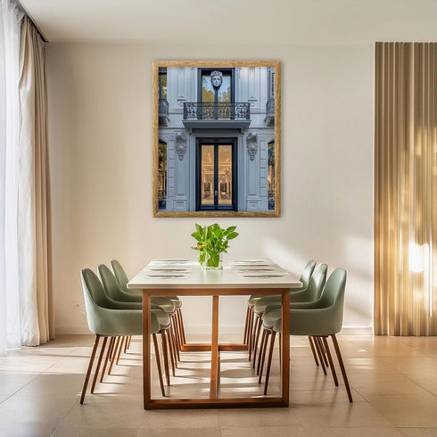 Posterizer 1 pcs-black-and-white photograph of Luxury store front 12-Photography Art-Retro Art-Gift for Women, Fashionistas, Designer Fashion Fans...