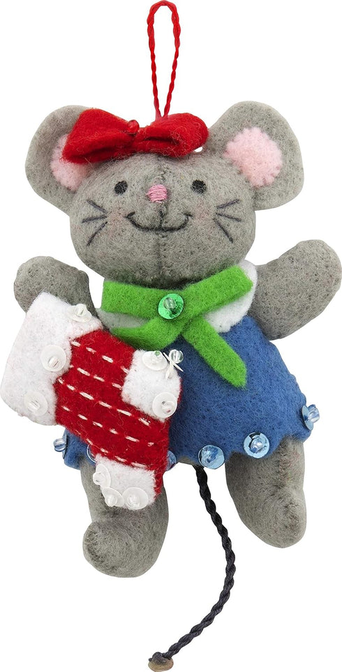 Bucilla 89288E Felt Applique Christmas Ornament Kit, Night Before Christmas, Set of 6...