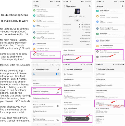 TITACUTE USB C to 3.5mm Jack Audio Adapter USB C Headphone Adapter Hi-res Aux Cord Stereo Earphones Dongle for iPad 10 Samsung S22 S23 Ultra S21 S...