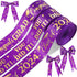 Moukeren 3 Roll Class of 2024 Graduation Ribbon Graduation Party Favors Decor 1 Inch Congratulations Ribbon DIY Congrats Grad Ribbon Art Fabric Ri...