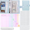 Budget Binder With Zipper Envelopes - A6 Budget Binder Wallet, Bulk Cash Envelope & Budget Planner Expense Sheets, Money saving binder Budget Book...