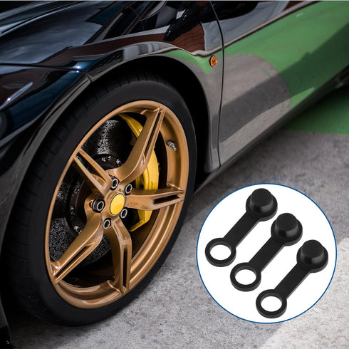 30 Pcs Rubber Grease Fitting Caps Brake Bleeder Cap Black Brake Dust Cover Car Zerk Covers Small Automotive Brake Bleeder Screw Caps Bleed Nipple ...