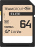 TEAMGROUP Elite 64GB UHS-I U3 V30 UHD Read Speed up to 100MB/s SDXC High Speed 4K Memory Card Compatible with Canon Sony Nikon Panasonic FUJIFILM ...