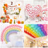 1500 PCS Transparent Balloon Glue Points, Double Sided Removable Adhesive Dots for Balloon, Sticky Dots for Craft Decoration...