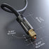 TOSLINK Cable, Optical Audio Cable – 6 feet Short Fiber Optic Cable for soundbars (TOSLINK to TOSLINK, Digital S/PDIF Cable, Stereo Systems/amplif...