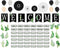 61 Pieces Simply Boho Welcome Classroom Bulletin Board Set Eucalyptus Bulletin Board Classroom Decoration Balloon Paper Fans Cutouts for Primary S...