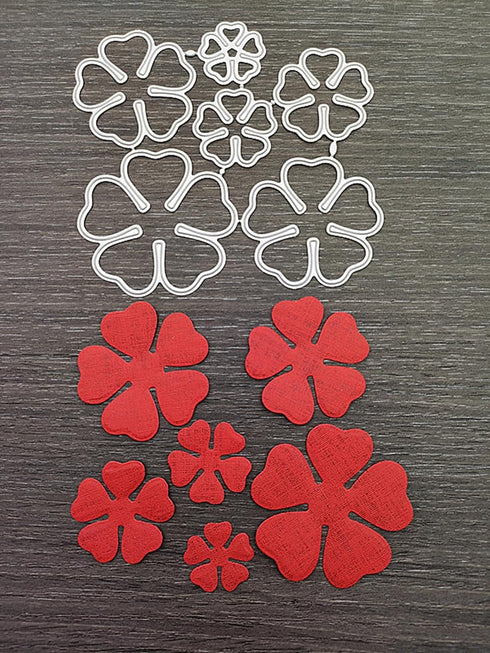 3D Rose Flower Metal Die Cuts,Wedding Flower Leaf Leaves Cutting Dies Cut Stencils for DIY Scrapbooking Album Decorative Embossing Paper Dies for ...