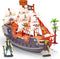 ArtCreativity 10 Inch Pirate Boat, Detailed Pirate Ship Toy Playset with 2 Pirate Action Figures & Tree, Fun Pirate Party Favor and Prize, Best Gi...