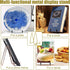 3 Pack Plate Stands for Display 3/4.5/6 Inch, Metal Picture Frame Holder Stand, Small Easel Stand, Decorative Plate Holders for Displaying Photo P...