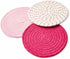 Kitchen Potholders Set Trivets Set 100% Pure Cotton Thread Weave Hot Pot Holders Set (Set of 3) Stylish Coasters, Hot Pads, Hot Mats, Spoon Rest F...