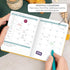 Clever Fox Food Journal Pocket - Daily Food Diary, Meal Planner to Track Calories & Nutrients, Weight Loss Tracker Notebook, 4x5.5” (Amber Yellow)...