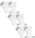 Fruit of the Loom Women's 6 Pair Pack Core Socks, White, 4-10...