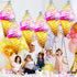KatchOn, Ice Cream Balloons - Big 37 Inch, Pack of 6 | Ice Cream Party Decoration | Icecream Cone Balloons for Birthday Party Decorations | Summer...