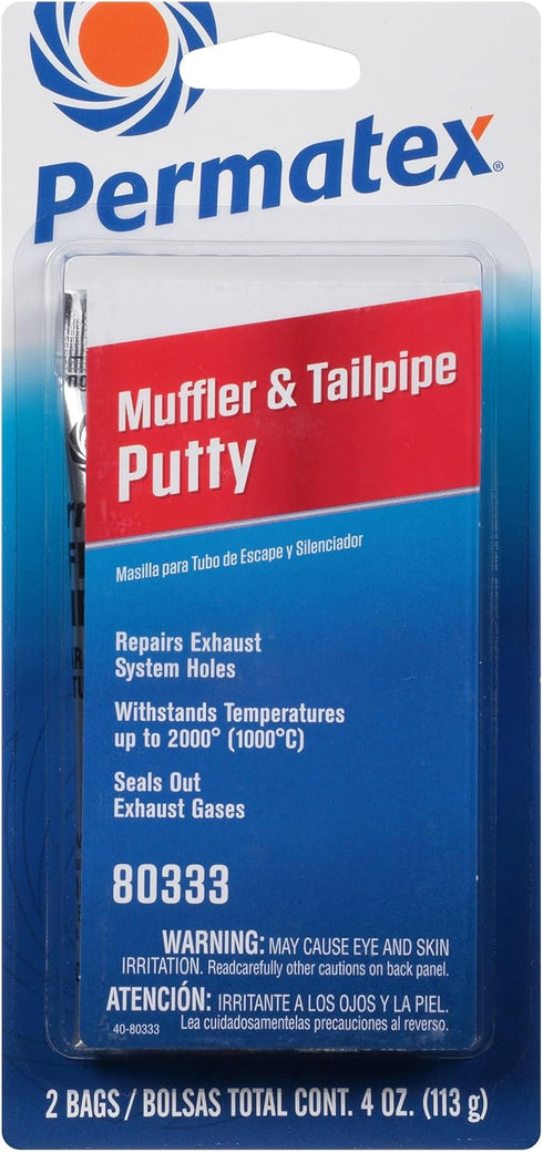 Permatex 80333 Muffler and Tailpipe Putty, 4 oz. Factory...