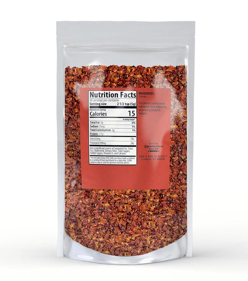 Unpretentious Tomato Flakes, 8 oz, Unique Flavor, Versatile, Soups & Sauces...