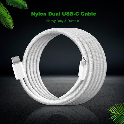 35W Dual Ports USB-C Charger with 6.6ft Charging Cable for DJI Mini 4 Pro,Mini 3/2/2 SE,Mavic Mini Drone,Aavta,Action 3/4,RC/RC 2 Remote Controlle...