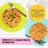 Microwave Pasta Cooker- No Waiting, No Mess, No Stick Microwave Pasta Cooker with Strainer Lid Ready In As Little As 10 Minutes for up to 4 Servin...
