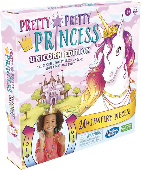 Hasbro Gaming Pretty Princess Unicorn Edition Board Game, includes 20 Pieces (Amazon Exclusive)...