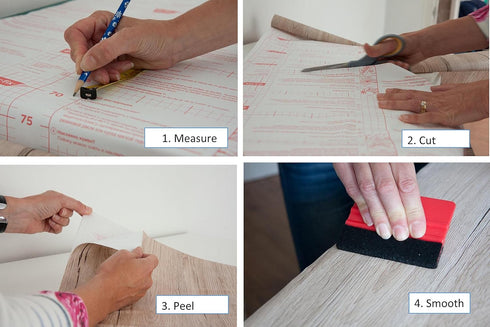 d-c-fix Peel and Stick Contact Paper Avellino Slate Stone Look Self-Adhesive Film Waterproof & Removable Wallpaper Decorative Vinyl for Kitchen, C...