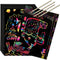 Scratch Art Rainbow Paper 36 Sheets, Colorful Magic Papers Black Scratch it Off Art Crafts Notes Boards with 4 Scratch Pen for Kids Easter Basket ...