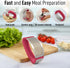 Zulay Kitchen Stainless Steel Garlic Press Rocker Set - Premium Garlic Mincer Garlic Crusher - New Innovative Garlic Crusher with Peeler and Scrap...