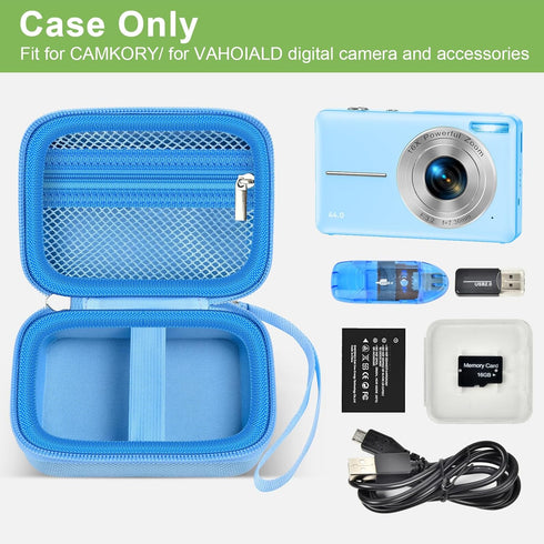 Digital Camera Case Compatible with VAHOIALD FHD 1080P/ for CAMKORY Digital Point and Shoot/for KODAK PIXPRO FZ45-BK 16MP Vlogging/for IWEUKJLO/fo...
