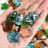 Seashell Starfish Glass Vase Filler Decorative Stars Shells Shape Premium Glass Beads Gems Aquarium Pebbles Decorative Table Scatter Decor 1.3 LB ...