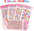 Gem Stickers, 1510pcs Rhinestone Stickers, Self Adhesive Jewel Stickers, Bling Gems for Crafts, Stick on Gems for Makeup, DIY, Eye, Nail, Assorted...