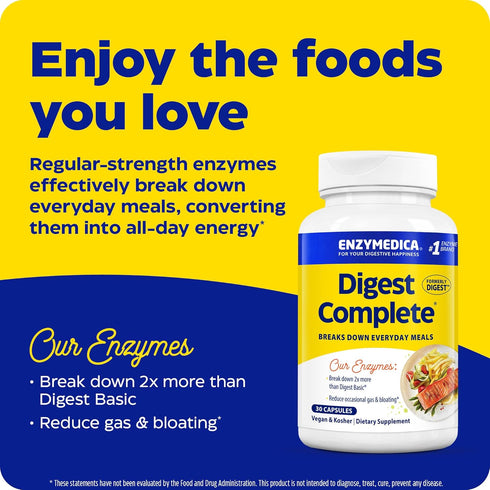 Enzymedica - Digest, Complete Digestive Enzyme Formula, 30 Capsules...