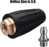 M MINGLE Turbo Nozzle for Pressure Washer, Rotating Nozzle and 5 Tips, 1/4 Inch Quick Connect, 3600 PSI, Orifice 3.0...