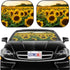 MSD Car Sun Shade Windshield Sunshade Universal Fit 2 Pack, Block Sun Glare, UV and Heat, Protect Car Interior, Image ID: Sunflower Field in Sunny...