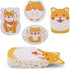 Cute Compressed Kitchen Sponges, Non-Scratch 4 Pieces Cellulose Cleaning Sponges Reusable Washing Dish Sponge Degradable Pop up Sponges for Dish G...