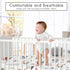 Sweet Jojo Designs Construction Truck Boy Fitted Crib Sheet Baby or Toddler Bed Nursery - Grey Yellow Orange Red and Blue Transportation...