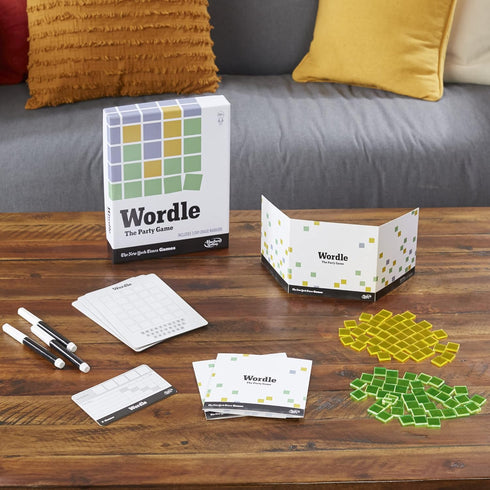 Hasbro Gaming Wordle The Party Game for 2-4 Players, Official Wordle Board Game Inspired by New York Times, Games for Ages 14+, Word Games...