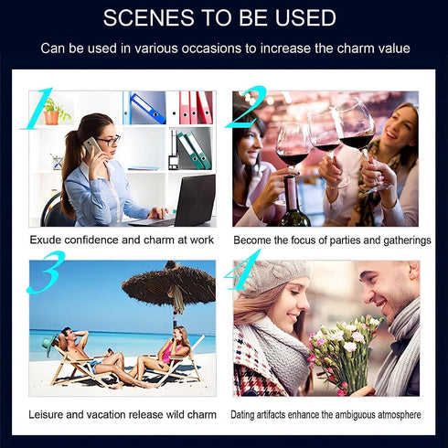 Women Pheromone Perfume - Long-lasting and Addictive Personal Roll-on Pheromone Perfume Oil Fragrance - Cologne for Women to Attract Men (Pack of ...