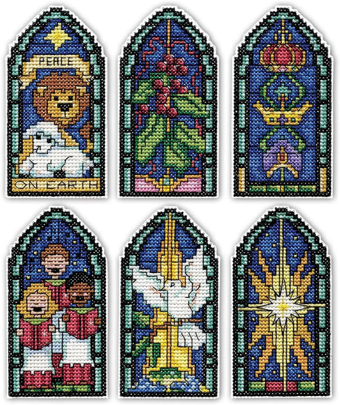 Design Works Crafts Peace on Earth Counted Cross Stitch Ornament Kit, Various (Holiday/Christmas)...