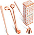 Calary 3 in 1 Candle Care Kit - Wick Trimmer, Snuffer & Dipper Set (Rose Gold)...