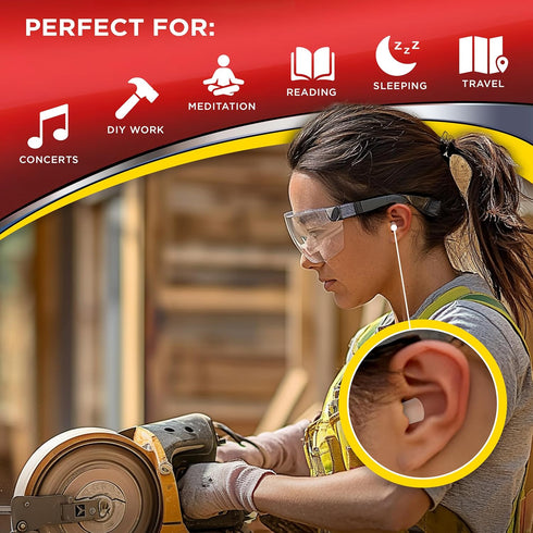 HEAROS Ultimate Softness Series Ear Plugs 28 Pair...
