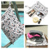 ALVABABY 3pcs Baby Cloth Diaper Wet Dry Bags Waterproof Reusable with Two Pockets Travel Beach Pool Daycare Soiled Baby Items Yoga Gym Bag for Swi...