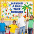 Summer Beach Ball Bulletin Board Decoration Set Summer Theme Bulletin Board Borders Summer Beach Ball Paper Cutouts Beach Ball Bulletin Boarder fo...