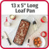 GoodCook Extra Large 13'' x 5'' Nonstick Steel Bread Loaf Pans, Gray (4245)...