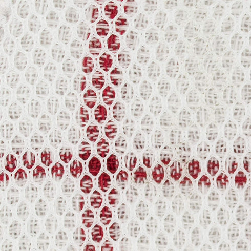 DII Scrubber Dishcloths Collection Windowpane Dishrag Set, 12x12, White/Red Stripe, 6 Piece...