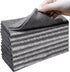 Thickened Magic Cleaning Cloth,8 Pcs Lint Free Cloth,Reusable Microfiber Cleaning Rag for Windows,Mirror,Glass,Car,Gray...