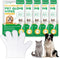 Dog Cleaning Wipes Gloves, Cleaning & Deodorizing Pet Oral Wipes for Cat Cleansing Teeth Glove Wipes - Reduces Plaque and Freshens Breath, Also Us...