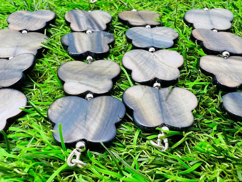 1 Strand Mother of Pearl 4 Pcs Beads Size 26x21mm Butterfly Shape Cut Smooth Beads for Jewellery Making, Beading & Craft Supplies KCRAFTS-RK_k65...