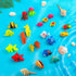Weewooday 20 Pieces Artificial Moving Fishes Plastic Floating Fishes Lifelike Fish Ornament Aquarium Decorations for Fish Tank (Jellyfish and Seah...