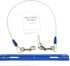 Dog Training Tie Out Cable, 3 Ft Begging Jumping Destructive Chewing Housetraining Counter Surfing Teething Puppy Potty Training Tether Chew Proof...