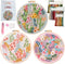 Myfelicity Embroidery kit for adults, Embroidery Material Set with Cute Flowers and Plants Patterns. 3 Embroidery Clothes and Colors Threads. 1 Ho...