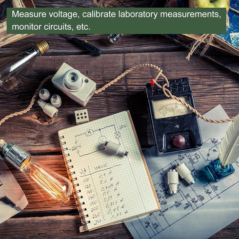 YOKIVE Analog Panel Voltmeter, DH-670 AC0-500V Volt Meter Tool, Great for Circuit Testing Measurement Equipment (Rectangle Shape)...